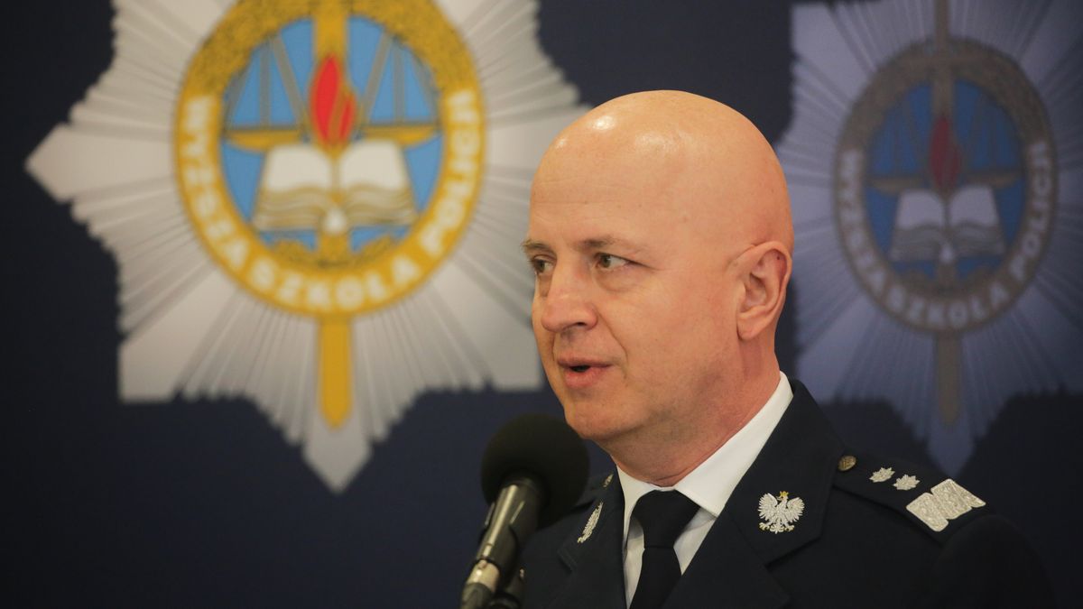 Komendant główny Policji gen. insp. Jarosław Szymczyk
