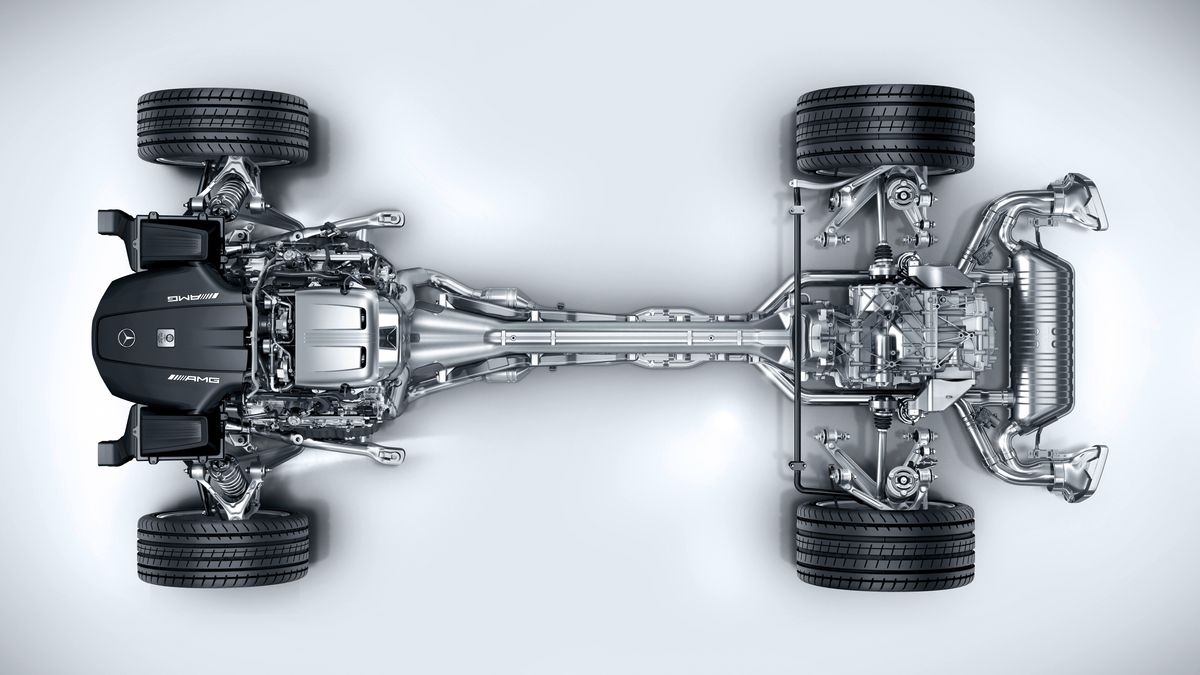 Układ napędowy Mercedesa-AMG GT