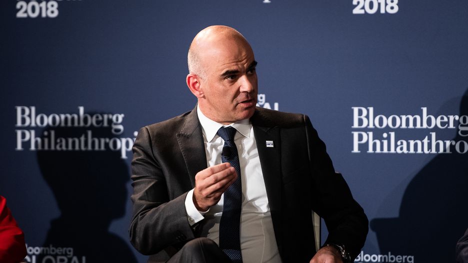 Prezydent Szwajcarii Alain Berset