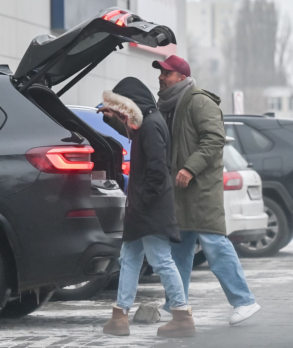 Agnieszka Kaczorowska i Marcin Rogacewicz wracają z treningu