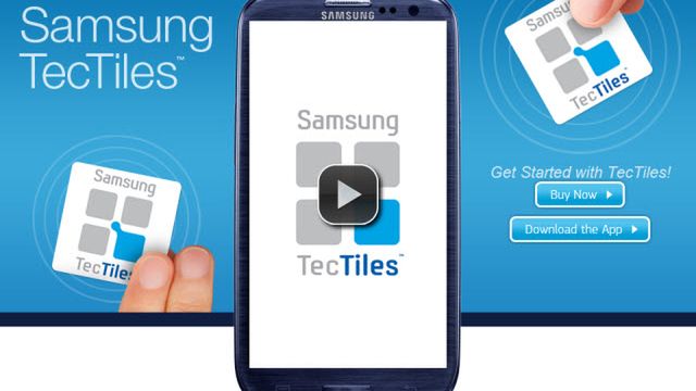 Samsung TecTiles - naklejki NFC dla Galaxy S III (i innych modeli) 1