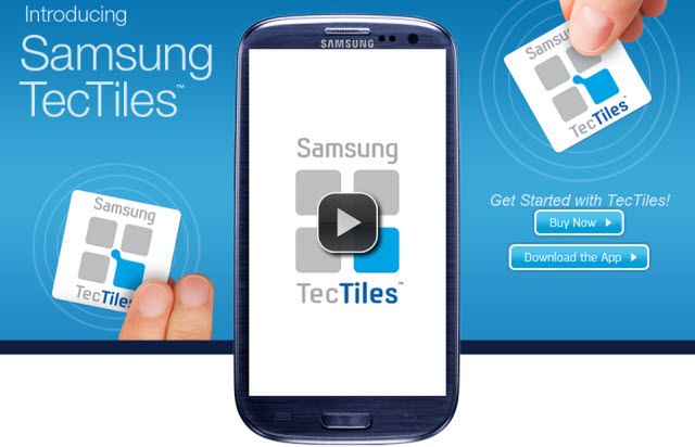 Samsung TecTiles - naklejki NFC dla Galaxy S III (i innych modeli)