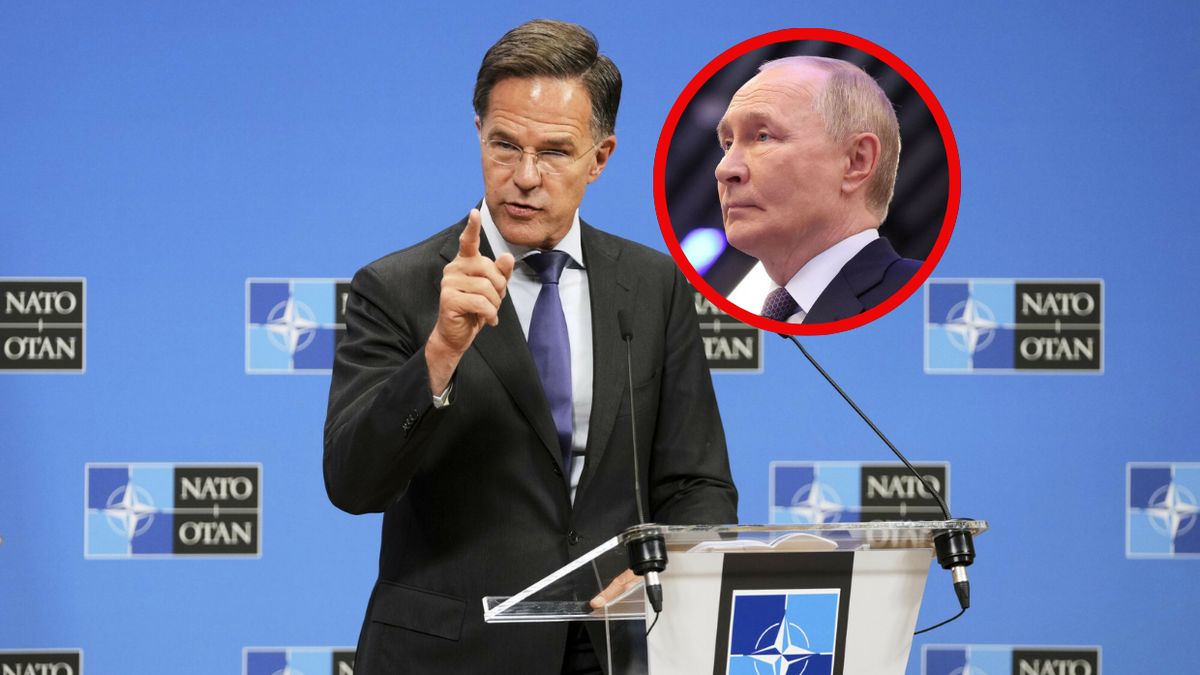 Mark Rutte stanowczo o Rosji