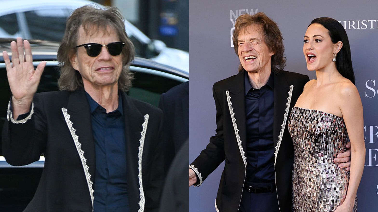 Mick Jagger z żoną na gali New York City Ballet