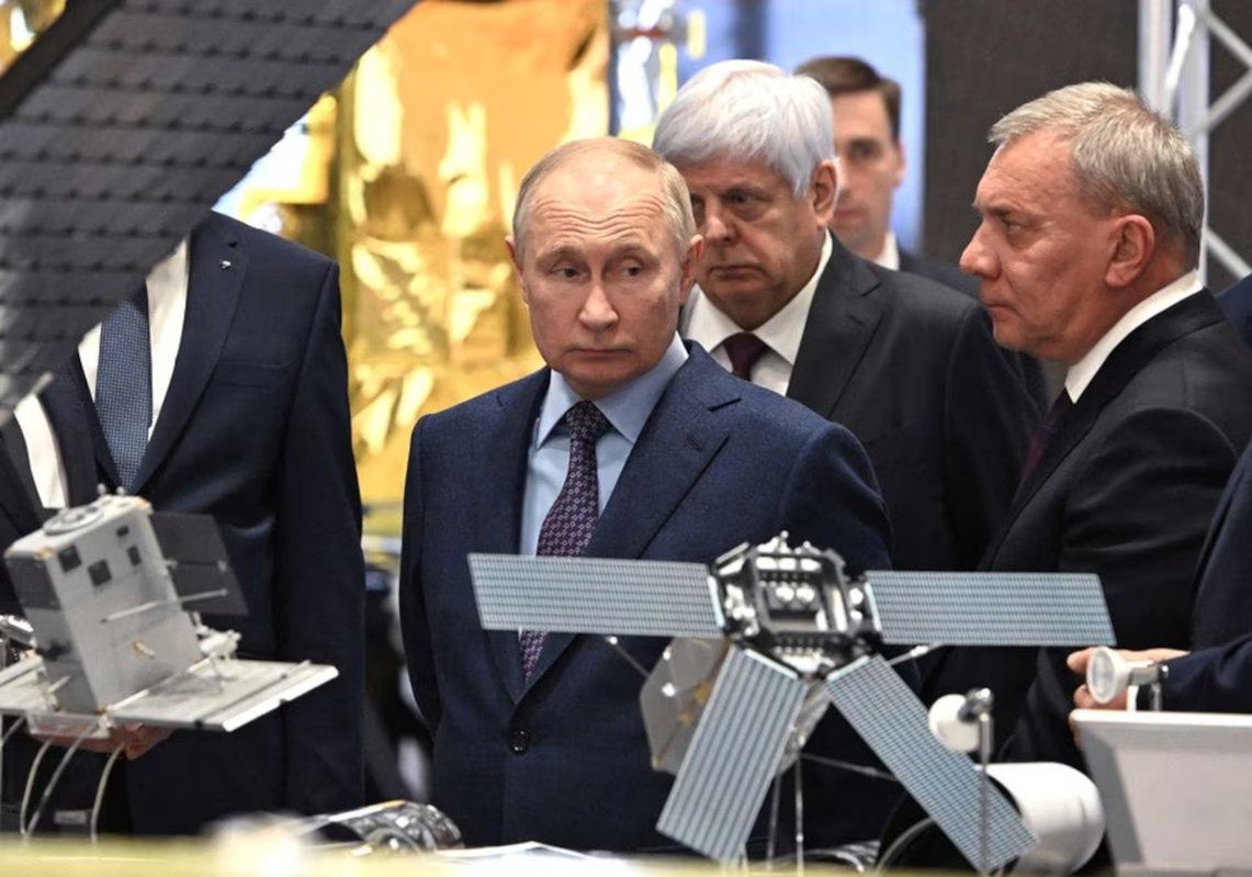 Władimir Putin w centrum Korporacji Rakietowo-Kosmicznej "Energia"