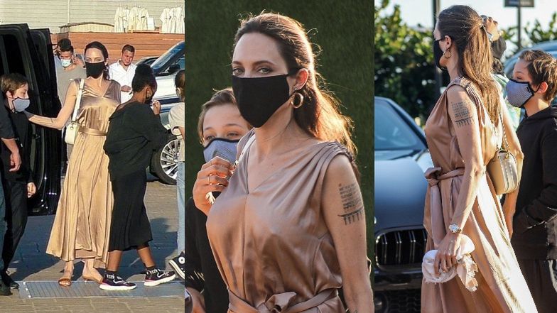 Angelina Jolie zabrała sześcioro swoich dzieci na sushi