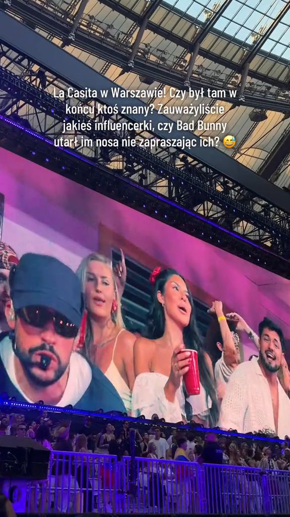 La Casita podczas warszawskiego koncertu Bad Bunny'ego