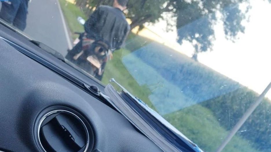 Motocyklista dostał 26 punktów karnych