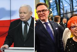 "Widzę, że marszałek ma specjalną służbę". Kaczyński o słowach Hołowni