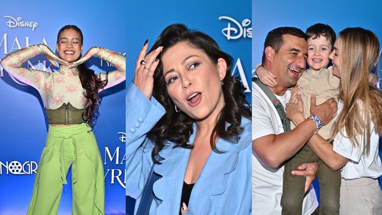 Gwiazdy z dziećmi na premierze "Małej Syrenki"