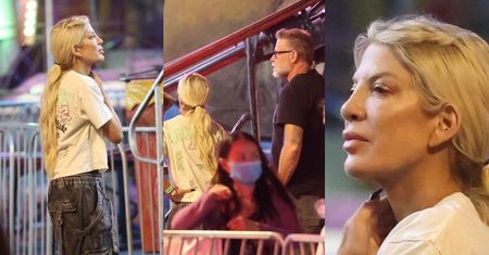 Tori Spelling "przyłapana" z niebawem już byłym mężem i synem na jarmarku. Dean McDermott miał zrobić z jej życia koszmar