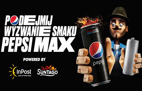 Wyzwanie Smaku Pepsi Max w nowej formule, partnerami InPost i Suntago