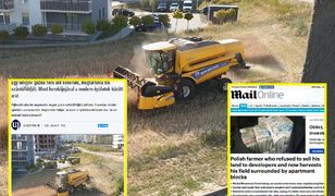 Lublin. Uprawia pole w środku miasta. Stał się gwiazdą internetu