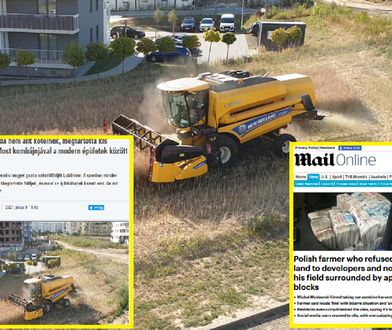 Lublin. Uprawia pole w środku miasta. Stał się gwiazdą internetu