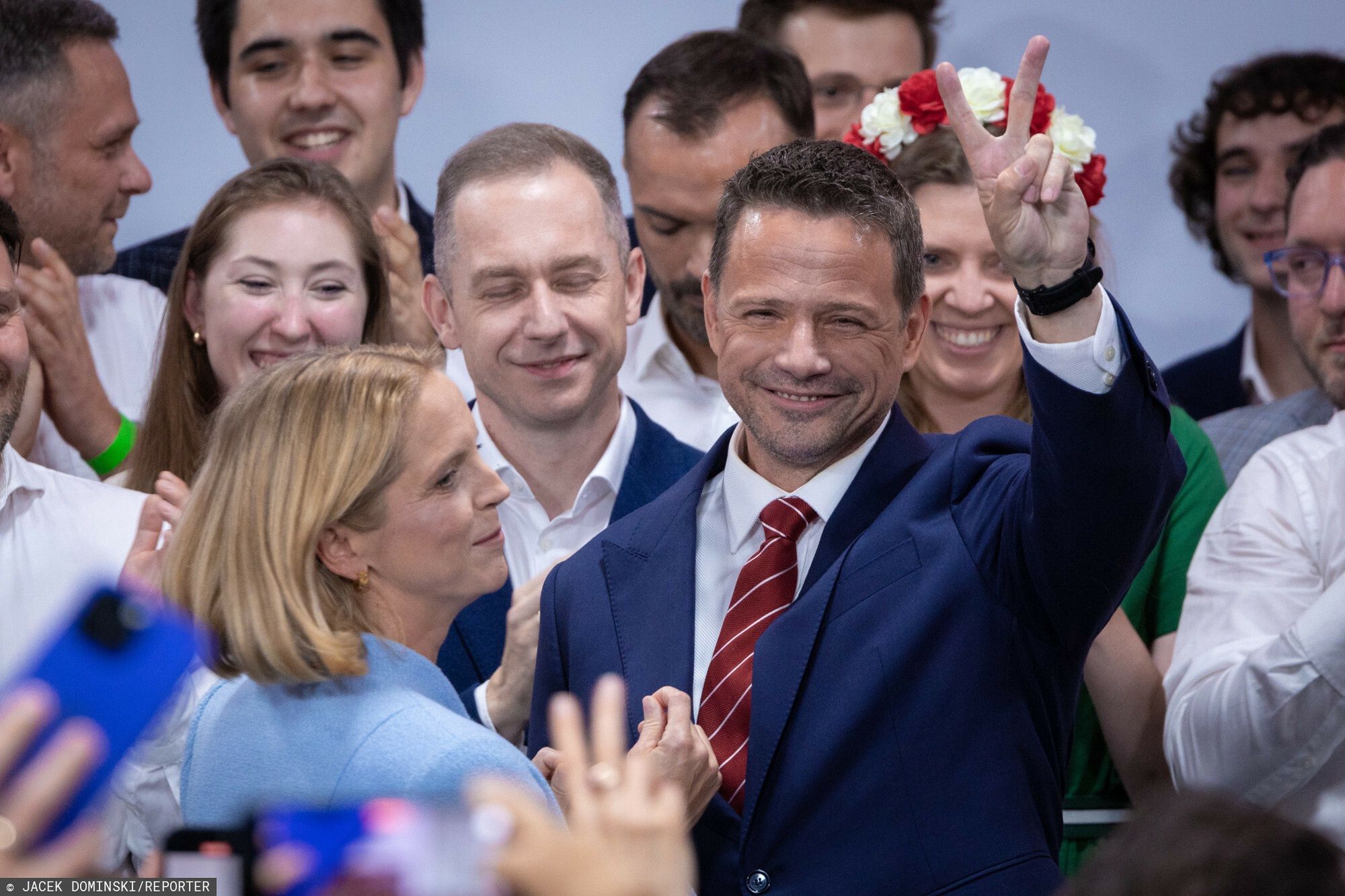 Wieczór wyborczy Rafała Trzaskowskiego