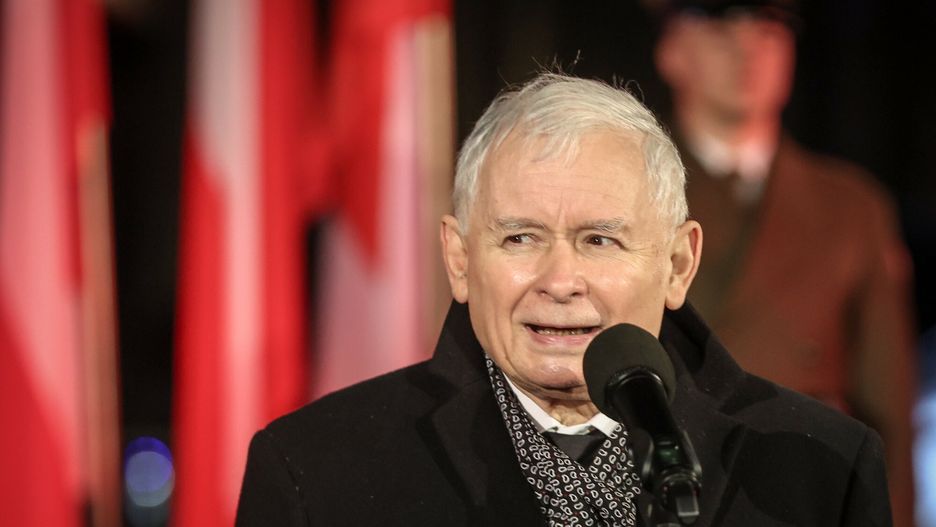 Uroczysto?ci przed ?wi?tem Niepodleg?o?ci10.11.2021 Warszawa Uroczystosci przed Swietem Niepodleglosci na placu Pilsudskiego fot. Andrzej Iwanczuk/REPORTER
N/z: Jaroslaw KaczynskiAndrzej Iwanczuk/REPORTER