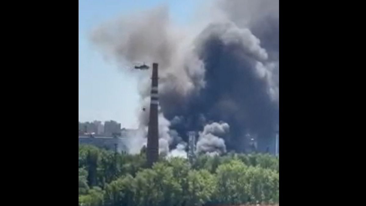 Kolejny potężny pożar w Moskwie