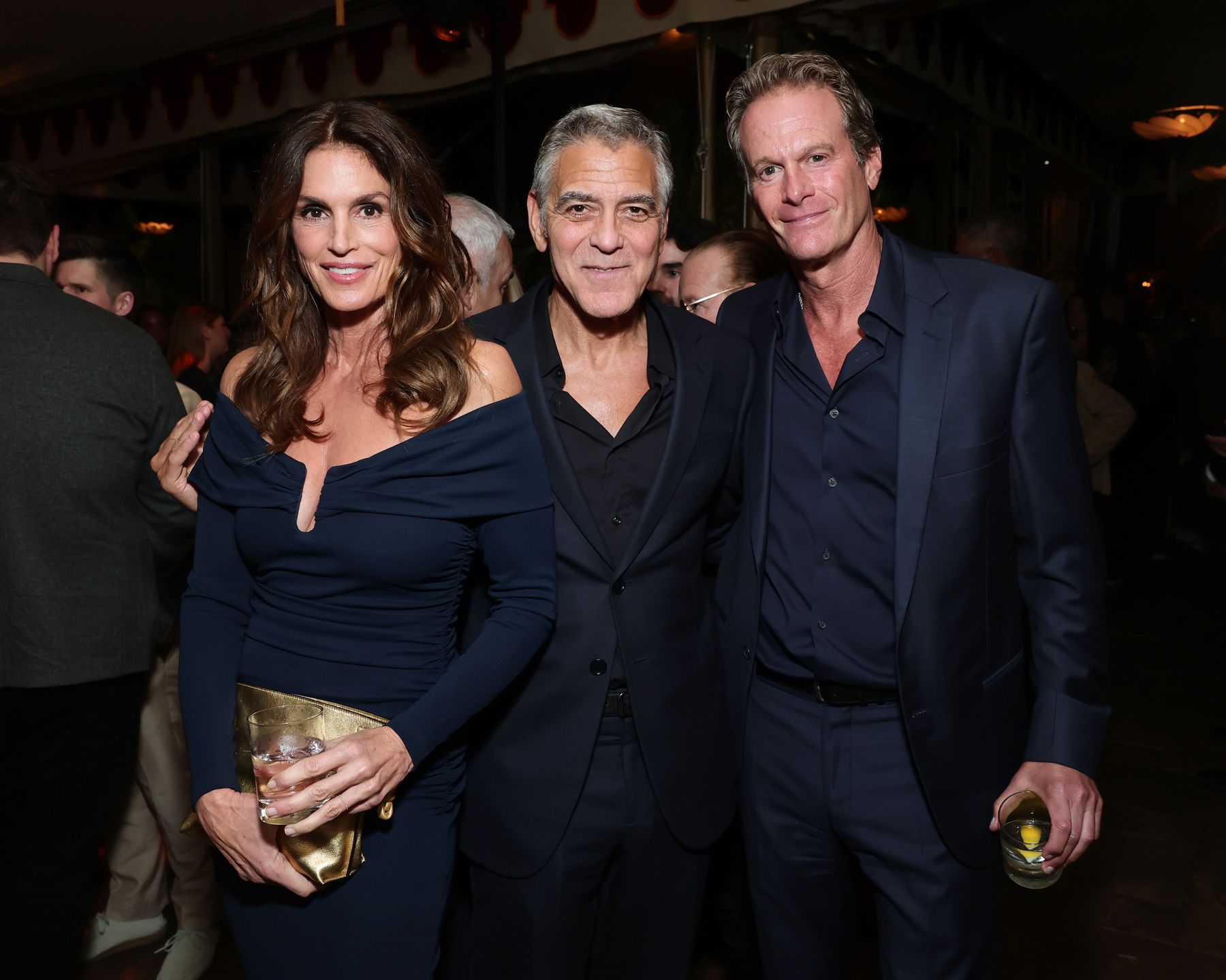 Cindy Crawford, George Clooney i Rande Gerber