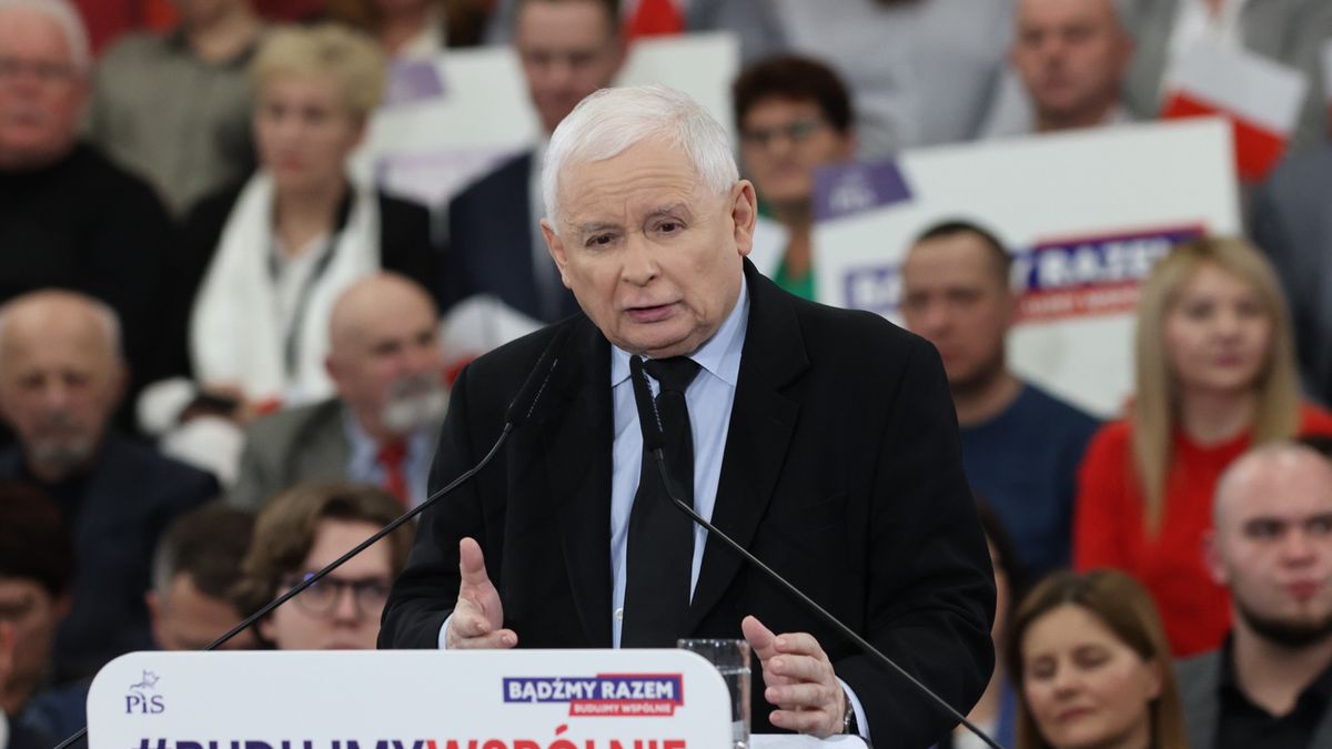 Jaros�aw Kaczy�ski
Opoczno, 16.02.2024. Prezes PiS Jaros�aw Kaczy�ski podczas otwartego spotkania z mieszka�cami Opoczna, 16 bm. (mr) PAP/Marian Zubrzycki
Marian Zubrzycki
#budujmywsp�lnie, budujmy wsp�lnie, kampania samorz�dowa, mieszka�cy, pis, spotkanie