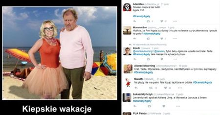 Internauci kpią z Młynarskiej: "Nie chciałam być na Krecie, teraz cierpię nad Bałtykiem... #dramatyAgaty"