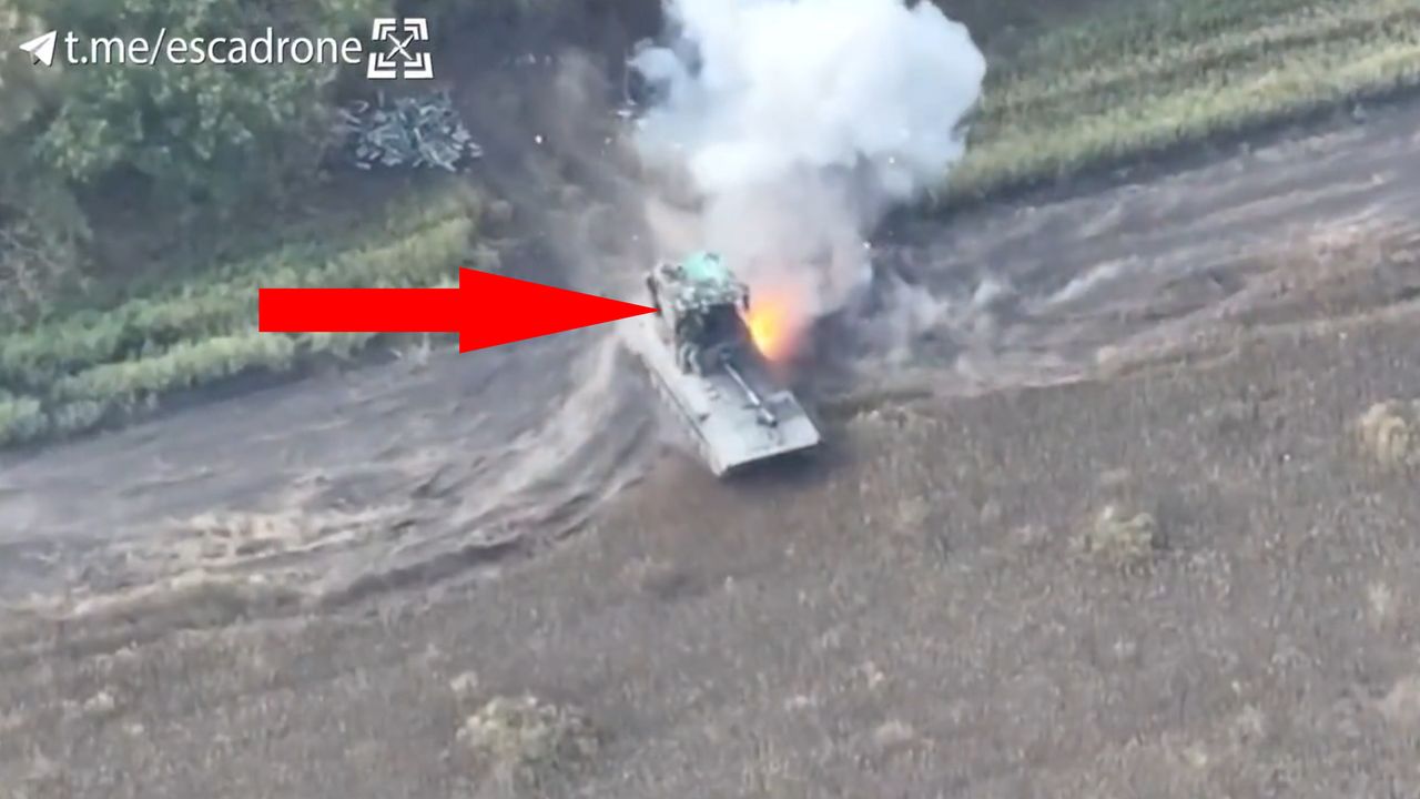 Rosjanie chcieli przechytrzyć ukraińskie drony. Nie pomógł im nawet specjalny daszek