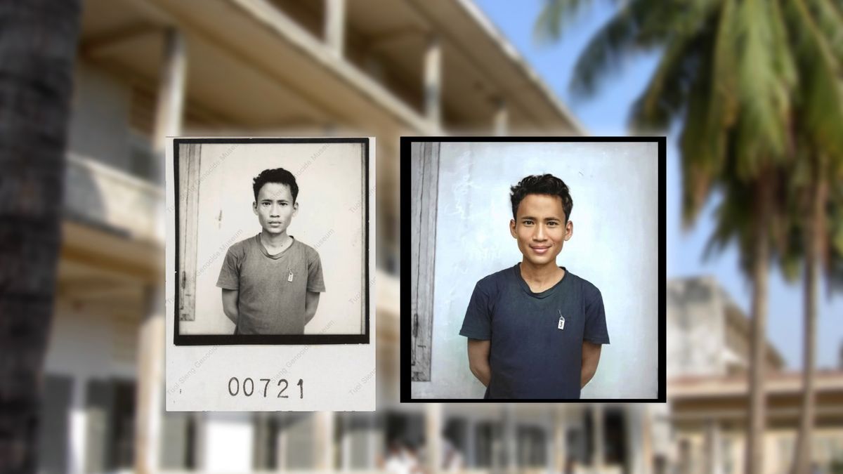 Dodał uśmiechy na zdjęciach ofiar ludobójstwa. Rząd Kambodży się wściekł 1