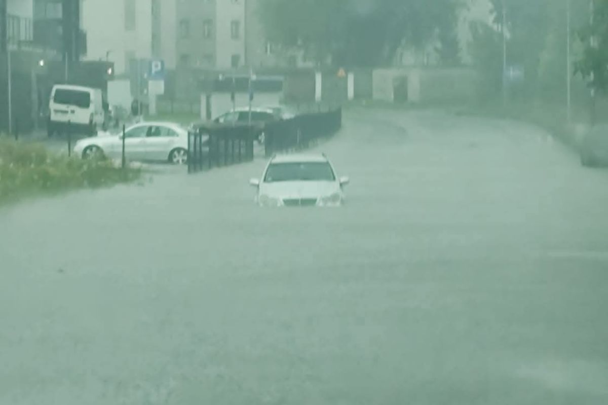 Słupsk zalany. Pokazali zdjęcia