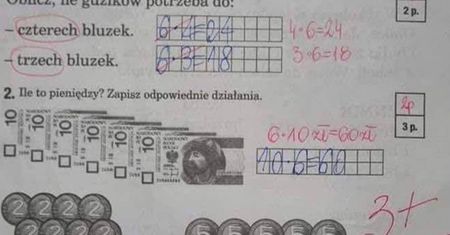 Sprawdzian z matematyki. Uczeń dostał niższą ocenę mimo prawidłowego rozwiązania