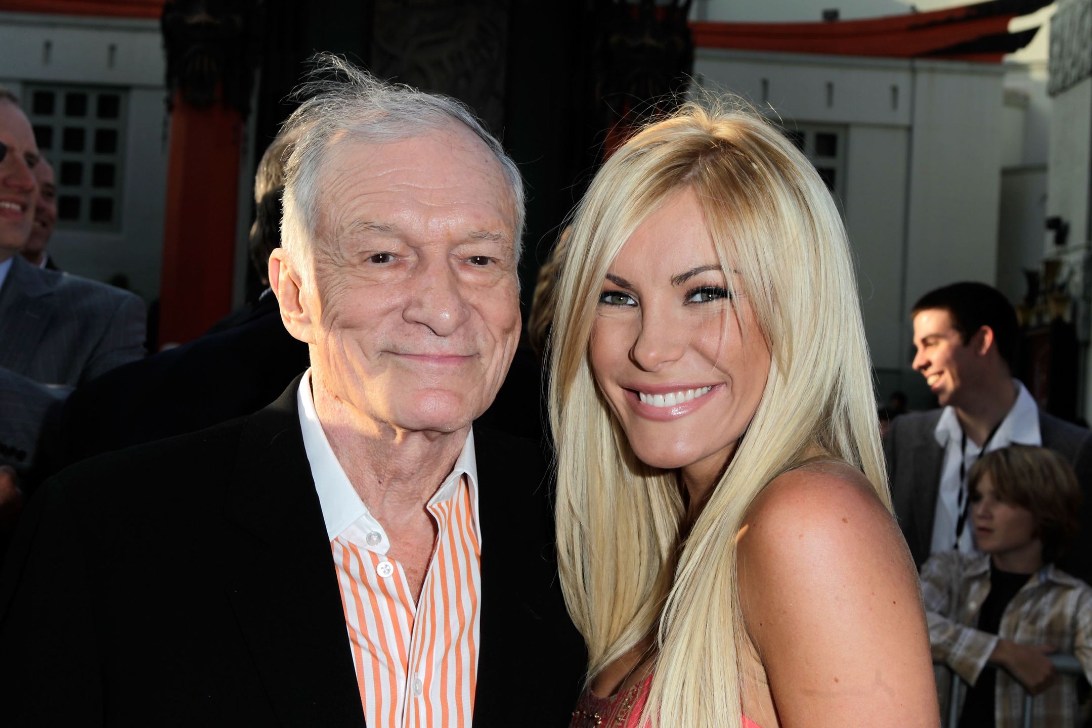 Crystal Harris i Hugh Hefner