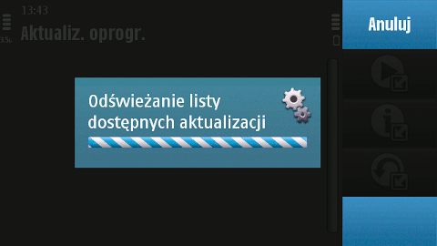 Nokia-N97 - aktualizacja oprogramowania przez sieć komórkową.