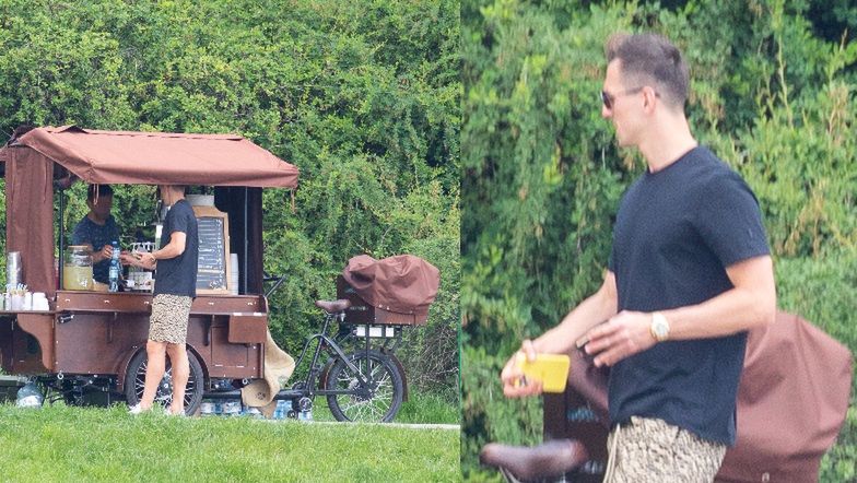 Arkadiusz Milik i Agata Sieramska