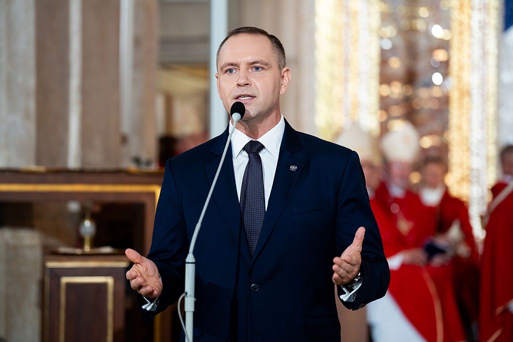Ukrainiec groził śmiercią prezydentowi Nawrockiemu — usłyszał zarzuty
