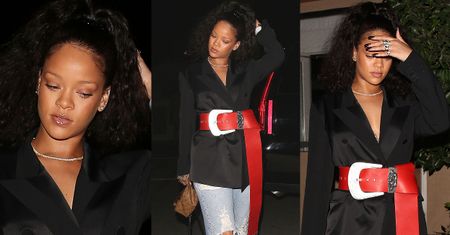 Rihanna z czerwonym paskiem za ponad 3 tysiące złotych