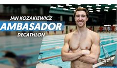 Pływak Jan Kozakiewicz nowym ambasadorem Decathlonu