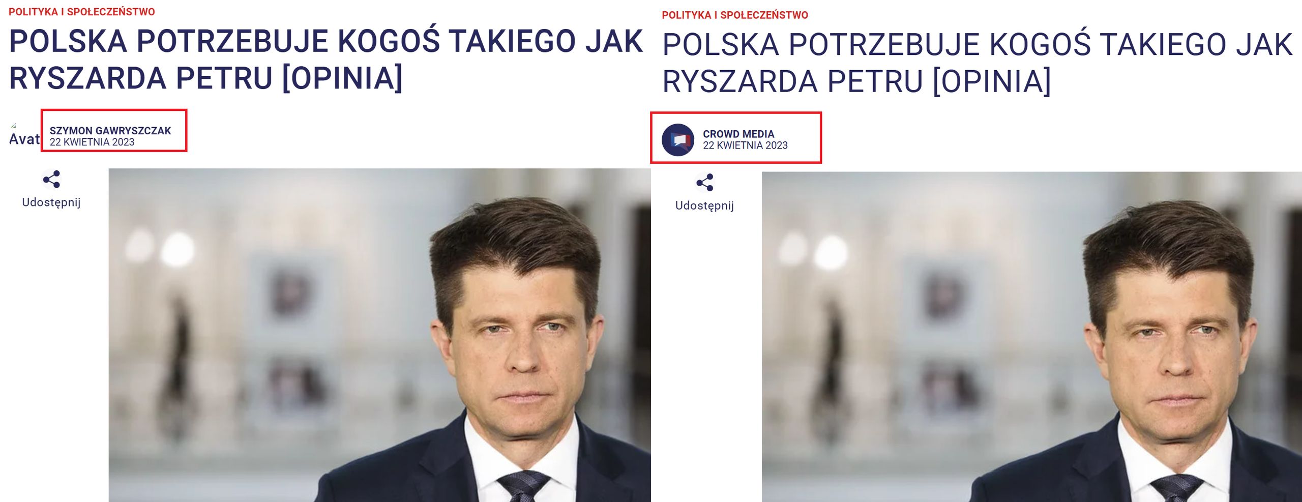 Szymon Gawryszczak został usunięty, jako autor tego artykułu. 