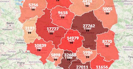 Koronawirus w Polsce. Rekord zakażeń. Ponad 10 tysięcy nowych przypadków COVID-19
