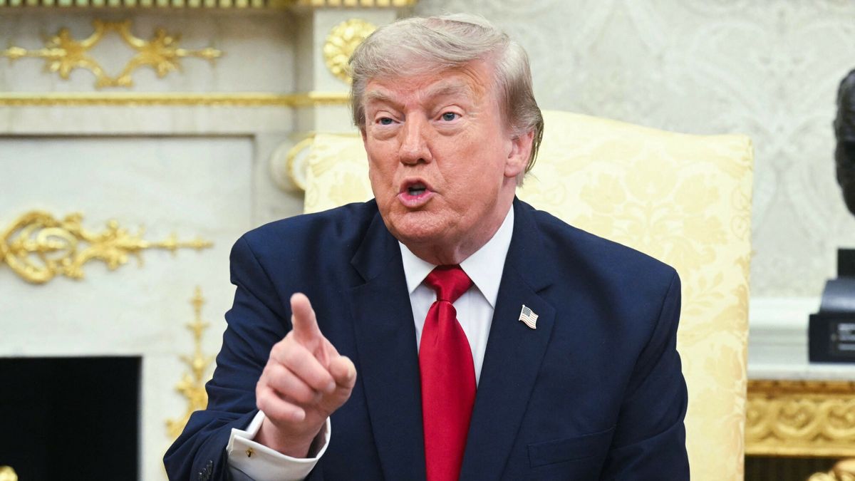 Temporary
US President Donald Trump takes questions from reporters during a meeting with Prime Minister of Iraq Ali al-Zaidi in the Oval Office of the White House in Washington, DC, on July 14, 2026. (Photo by SAUL LOEB / AFP)
SAUL LOEB
