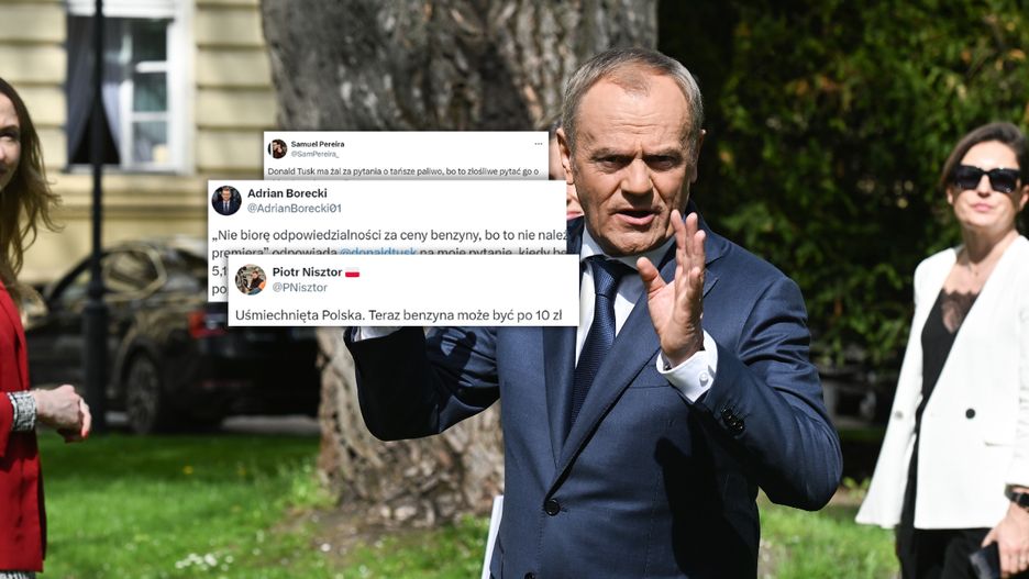 Odpowiedź Tuska o ceny paliwa nie spodobała się oponentom