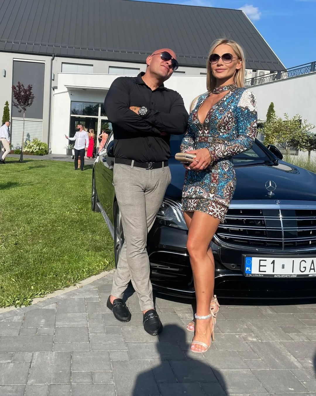 Dominik Abus z żoną