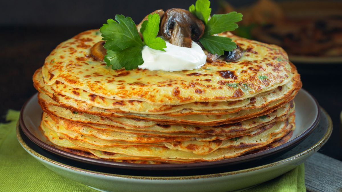 Takie naleśniki są doskonałe do wytrawnych farszy