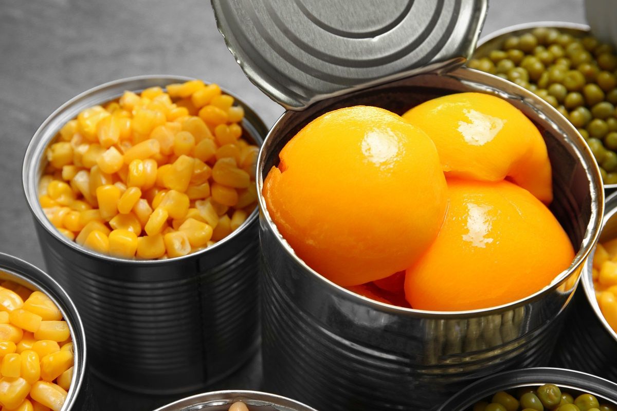 Storing open canned goods in the fridge could harm your health. Transfer to glass or plastic advised