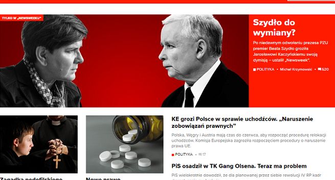 Serwis „Newsweeka” w nowej odsłonie: wyeksponowana publicystyka, więcej o kulturze, nauce i stylu życia