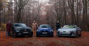 Porównanie: BMW M3 Competition Touring, Audi S e-tron GT i Mercedes-AMG GLC63 S w "polskiej Szwajcarii"