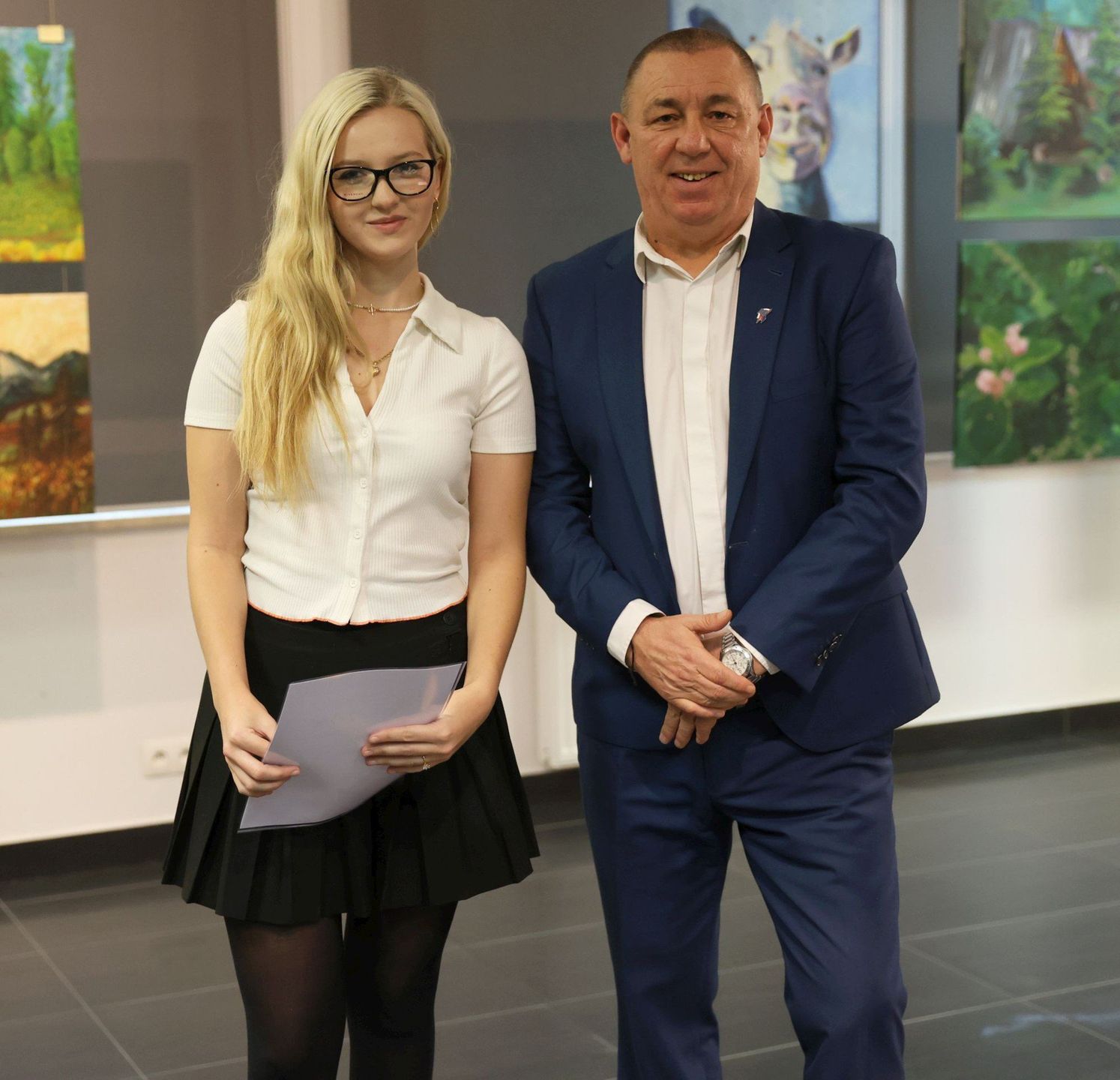 Tomasz Dziubiński i Wiktoria Ofiara