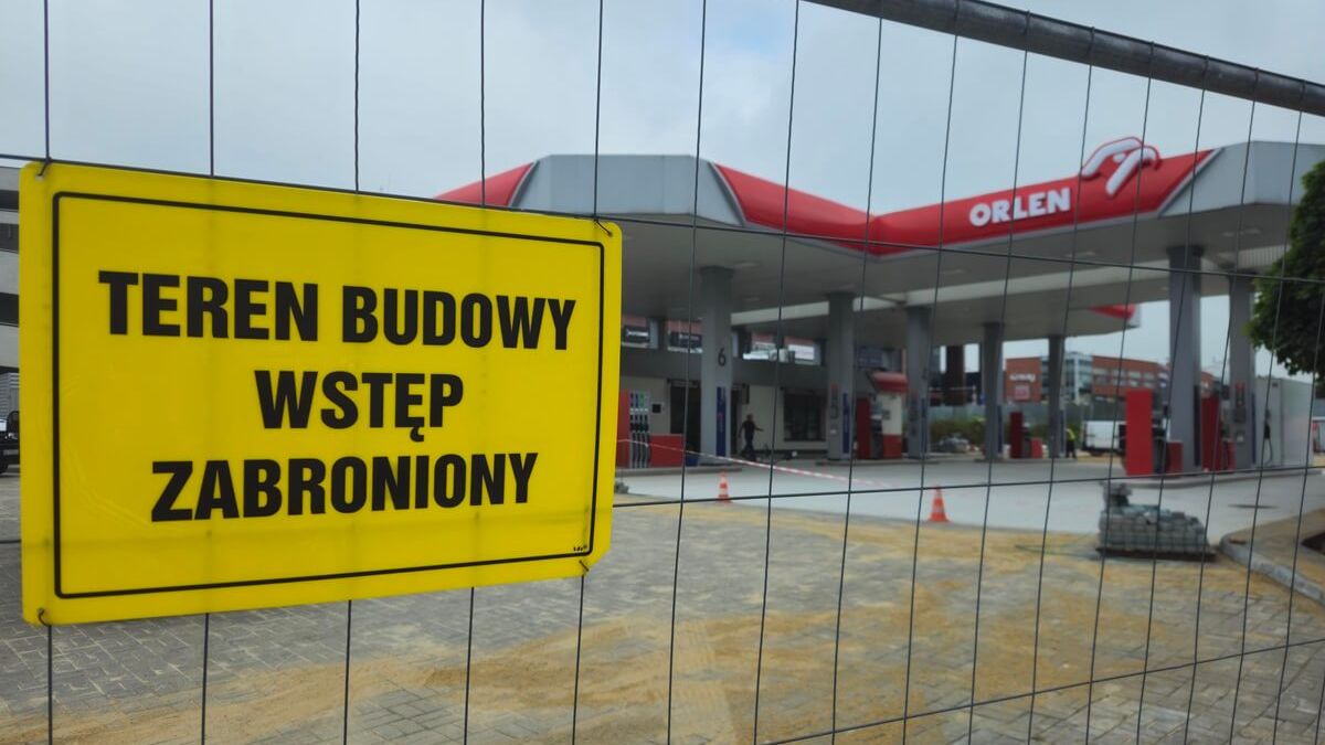 Przebudowa stacji Orlen przy al. Spółdzielczości Pracy w Lublinie