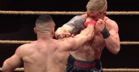 Brutalne sceny na polskiej gali