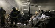 Łubno: Nocny pożar. Budynek spłonął doszczętnie