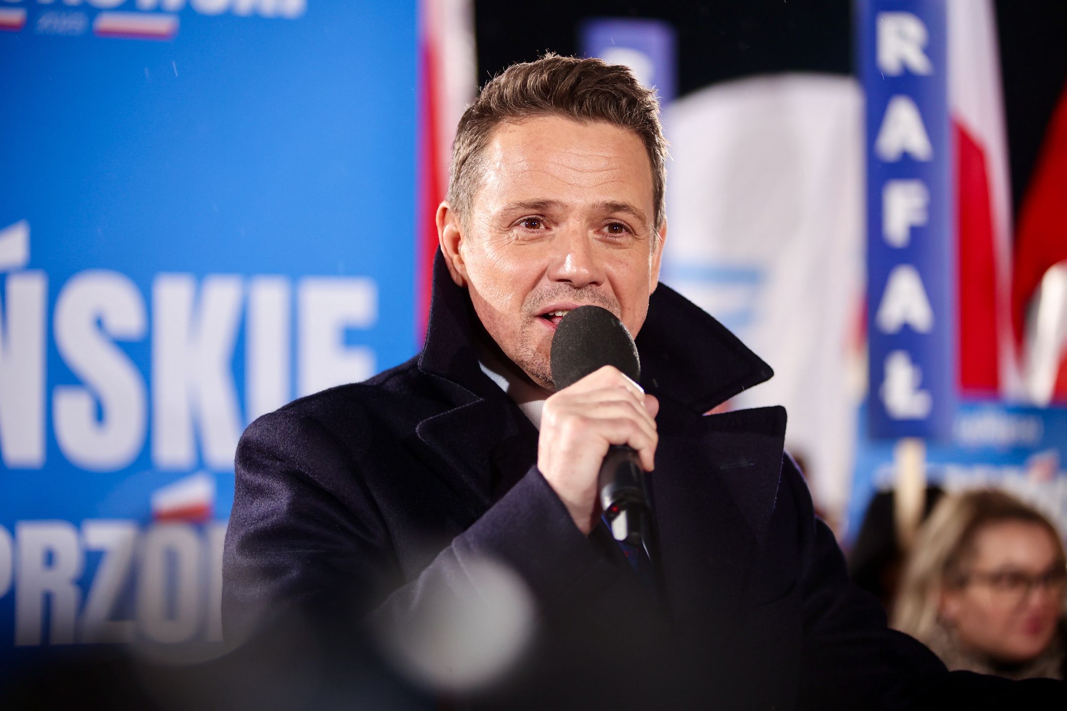 Rafa� Trzaskowski
Ko�skie, 11.04.2025. Wybory Prezydenta RP 2025 - kampania. Kandydat KO w zbli�aj�cych si� wyborach na fotel prezydenta RP, prezydent Warszawy Rafa� Trzaskowski po debacie prezydenckiej w Ko�skich, 11 bm. (ad) PAP/Adam Kumorowicz
Adam Kumorowicz
debata, debata prezydencka, kampania, kandydat, polityk, polityka, wybory prezydenckie
