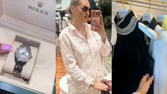 Caroline Derpienski relacjonuje luksusowe zakupy w Miami. Kupiła Rolexa? "W końcu"