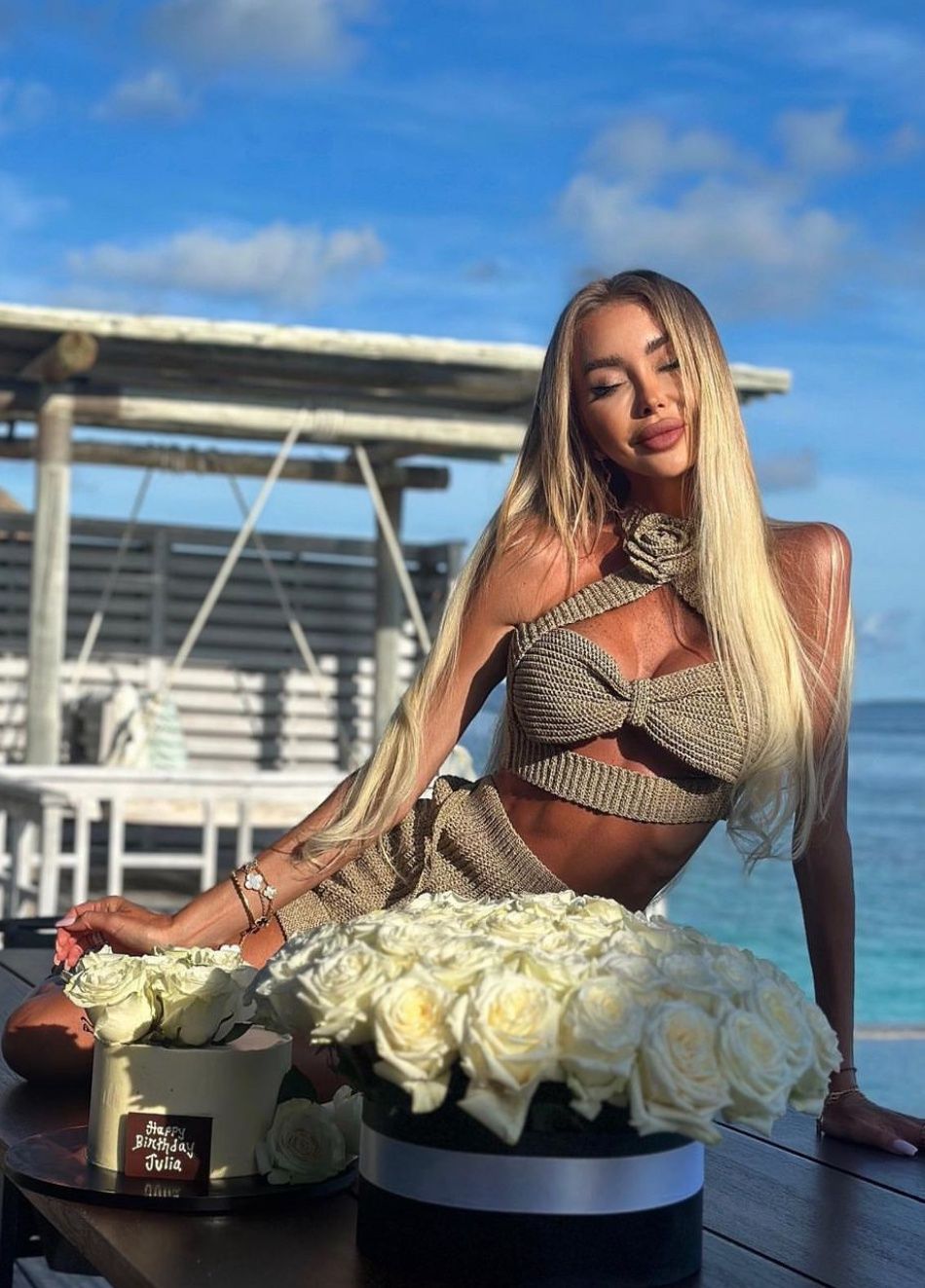 Julia Dybowska świętuje urodziny na Malediwach